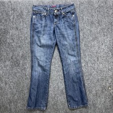 Wrangler 09MWZBF bootcut  jeans Women's size 5/6 30x32 cowboy western distressed picture