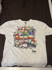 vintage 1998 South Park Full Cast Character Collage T-Shirt picture