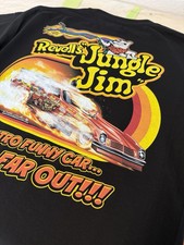 Jungle Jim Red Vega On Fire Vintage Style T-Shirt picture
