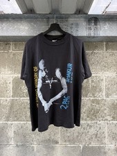 Rare Vintage 90s 2Pac Memorial (XL) Rap Tee Shirt TOS Tee Paradise picture