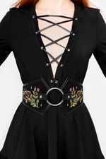 Restyle Gothic Belt - Ceres O-Ring Belt - Witchy Gothic Belt picture