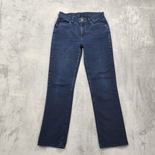 Riders By Lee Jeans Womens 12M Blue Mid Rise Straight Regular Stretch Denim picture
