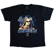 Vintage WWF Edge Mens Large Black T Shirt You Think You Know Me Wrestling Y2K picture