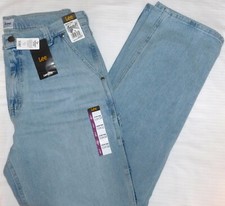 LEE Legendary Workwear Carpenter Jeans Stretch Loose Fit Union Fade Light Blue picture