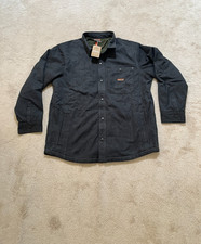 New Patagonia Iron Forge Fleece Lined Jacket Jac Shirt Men XL Ink Black picture