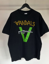 Rare Hot The vandals Band Music On Tour Black S to 5XL Shirt picture