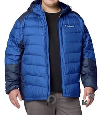 Columbia Labyrinth Loop II Omni-Heat Infinity Hooded Puffer 6XL Blu/Blk picture