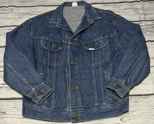Vintage Lee Riders Trucker Jacket Large Meduim Stonewash Blue Denim picture
