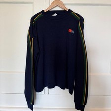 Crest McDonald's Knit Sweater Mens Navy Excellent picture