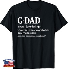 Funny G-Dad Definition Grandpa Grandfather T-Shirt picture