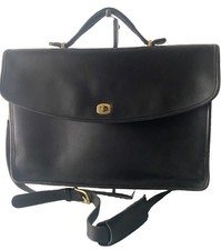 Coach Vintage 90s Lexington Bag 5265 Briefcase Laptop Bag Black USA picture