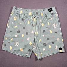 RVCA Barnes Elastic Trunks Mens Size Medium 17