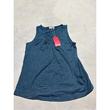 Moyiko NWT Women's Sleeveless Tank Top Teal Blue SMALL picture