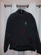REI Staff Vintage 3/4 Zip Up Navy Jacket picture