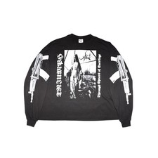 DAMAAR 2.0 AK-47 Long Sleeve Tee by ColdWorld Vintage SIZE 3XL (CUSTOM TAILORED) picture