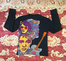 rare RAW 7 100% Cashmere Graphic vintage psychedelic portrait od Elvis Presley. picture