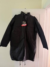 Rothco Ultra Force XLong Army Field Coat Jacket Black XL Military Tactical Parka picture