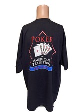 Vintage Poker Players Alliance T Shirt Defend The Game An American Tradition 2XL picture