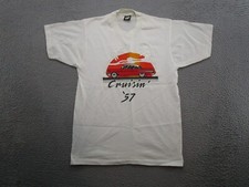 Vintage Crusin 57 1957 Single Stitch Classic Car T-Shirt Chevrolet Shirt Size L picture