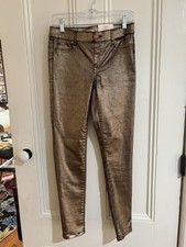 Juicy Couture SZ 4 Flaunt It Midrise Jegging Rose Gold picture