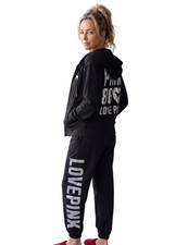Pink by Victoria's Secret Matching Hoodie and Joggers Sold Seperately - Black picture