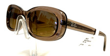 Ray-Ban polarized RB2221 Oval Polarized Sunglasses Brown Frame/Brown Lens 53/18/ picture