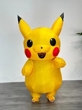 Pikachu Inflatable Costume Kids Size Fancy Dress Halloween Cosplay Party Outfiit picture