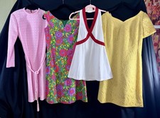 VTG 1950 60s 70s 16 Piece Dress Lot Dresses Resellers Lot most larger sizes picture