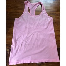 lululemon Swiftly Tech Racerback Tank Women Pink Seamless Activewear EUC *Flaw picture