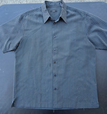 Alfani Men's Dress Shirt Blue and White Large Used picture