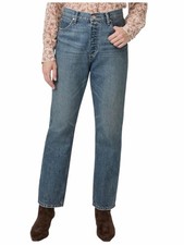 NWT Paige Billy High Waist Ankle Straight Leg Jeans in Signature Wash Size 28 picture