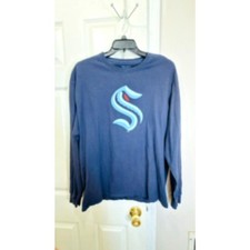Champion Seattle Kraken NHL Long Sleeve Tshirt Size XL picture