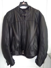 Vintage Hein Gericke Pro Sports Leather Motorcycle Jacket Mens Large picture