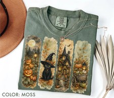 Brushstroke Halloween Cat Comfort Tee picture
