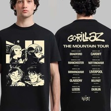 Gorillaz The Mountain Tour 2026 Europe And UK Back T-Shirt picture