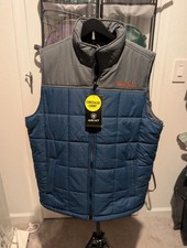 NWT Ariat Crius Insulated Concealed Carry Vest Blue Grey Men's Size Large picture