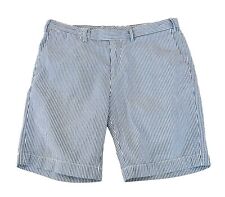 Polo Ralph Lauren Seersucker Suffield Shorts Mens Size 34 X 9 Blue Striped picture