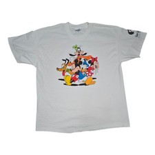 Vintage Mickey Mouse and Friends Shirt Walt Disney Records XL 90s Promo Tee  picture