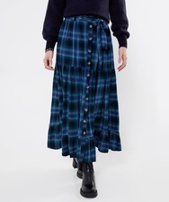 Joe Brown's Women'sButton Down Plaid Maxi Skirt picture