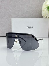 Celine CL40350U Defile Mask Sunglasses Metal Frame Luxury Eyewear Size 145 picture