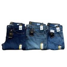 Lee Men's Legendary Regular Fit 100% Cotton Denim Straight Leg Jeans All Sizes picture