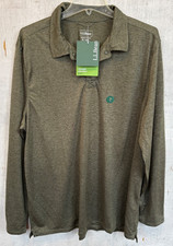 L. L. Bean Ultralight Adventure Polo Shirt Mens XLT Tall Olive MSRP $60 NWT picture