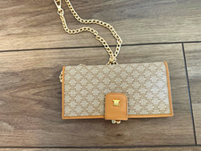 Céline Macadam Kiss Lock Long Wallet Vintage picture