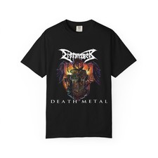 Dismember Swedish Death Metal Skull Graphic T-shirt | Death Metal Band Artwork picture