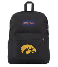JanSport NCAA Officially Licensed Backpack, Iowa Hawkeyes, Black picture