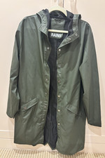 Rains Green Unisex Jacket Size Small picture