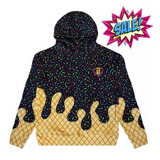 ✨SHIP FROM US✨Baseball Lifestyle 101 Boys' Ice Cream Hoodie Size M picture