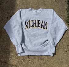 Vintage 90s Champion Reverse Weave University of Michigan crewneck  picture