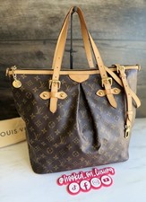 Authentic Louis Vuitton Palermo GM 2 Way Shoulder Crossbody Handbag Tote picture
