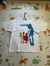 Vintage Y2K Gorillaz Blue Noodles Plastic Beach Era Tshirt picture